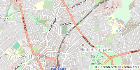 Map of Harrogate, Yorks