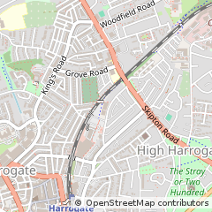 Map of Harrogate, Yorks