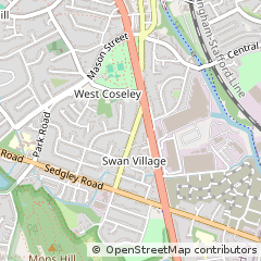 Map of Dudley