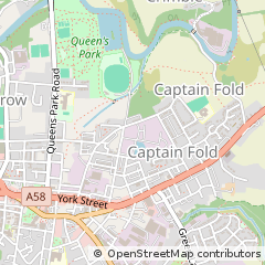 Map of Heywood, Lancashire