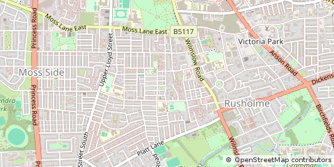 Map of Manchester