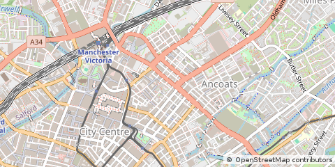 Map of Manchester