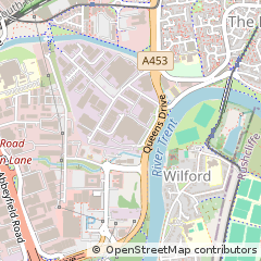 Map of Nottingham