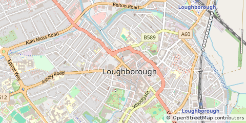 Map of Loughborough