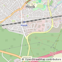 Map of Hook, Hampshire