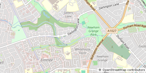 Map of Stockton on Tees, Cleveland