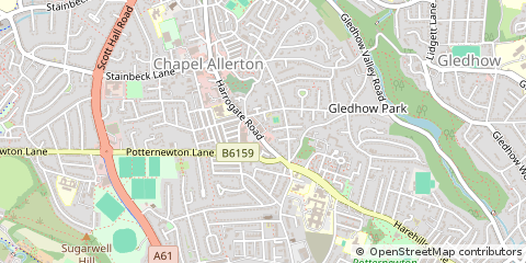 Map of Leeds