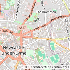 Map of Newcastle Underlyme, Staffordshire