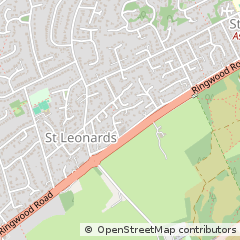 Map of Bournemouth, Dorset