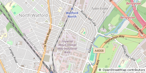 Map of Watford