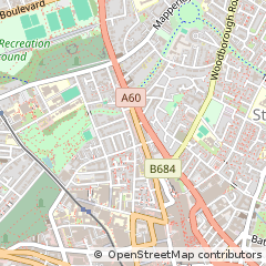 Map of Nottingham