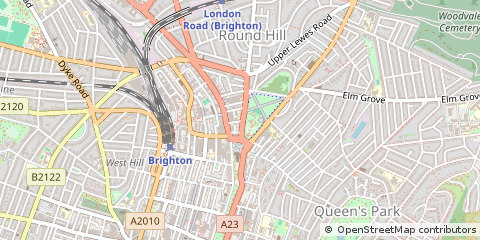 Map of Brighton