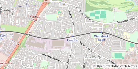 Map of Newcastle Upon Tyne