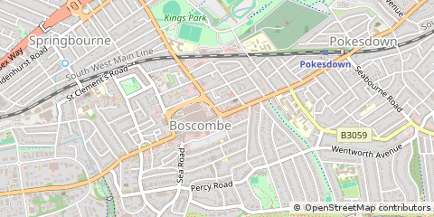 Map of Bournemouth