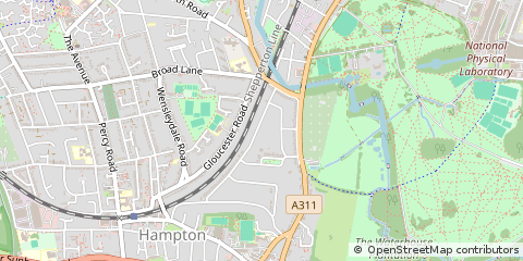 Map of Hampton