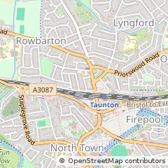 Map of Taunton