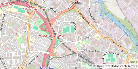 Map of Leeds