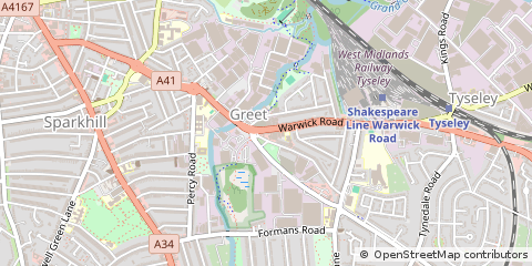Map of Birmingham