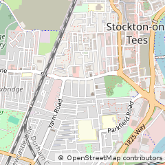 Map of Stockton-on-Tees