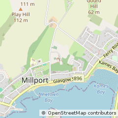 Map of Isle of Cumbrae, North Ayrshire
