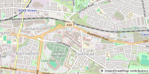 Map of Glasgow