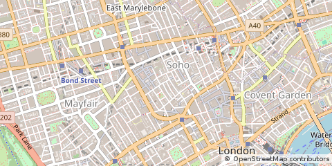 Map of London, Kent