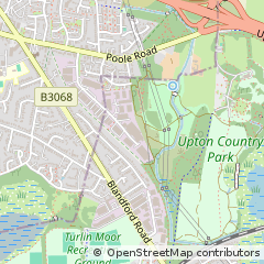 Map of Poole, Dorset
