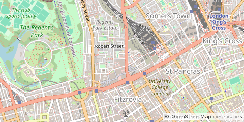 Map of London, United States