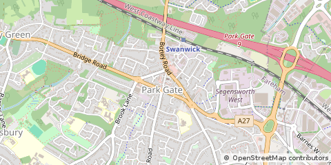 Map of Southampton, Hampshire