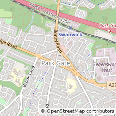 Map of Southampton, Hampshire