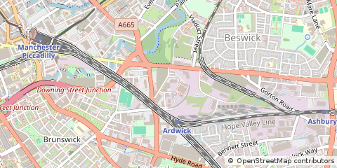 Map of Manchester