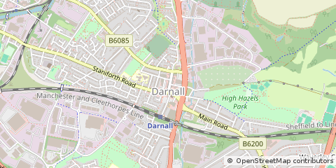 Map of Sheffield