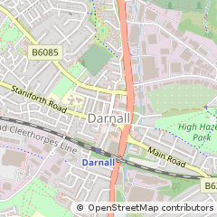 Map of Sheffield