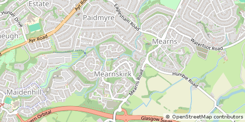 Map of Glasgow