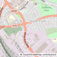 Map of Doncaster