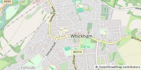Map of Newcastle Upon Tyne, Tyne & Wear