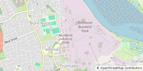 Map of Thornton Cleveleys, Lancashire