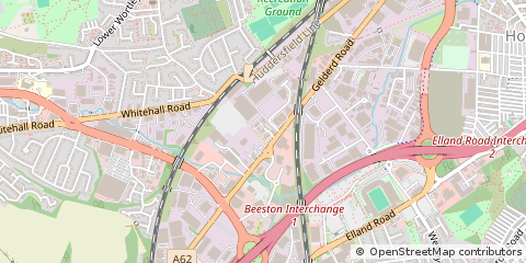 Map of Gelderd Road, Leeds