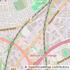 Map of Gelderd Road, Leeds
