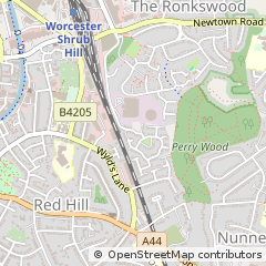 Map of Worcester
