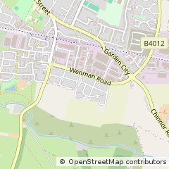 Map of Thame, Oxford