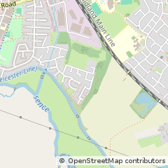 Map of Wigston, Leicestershire
