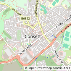 Map of Consett