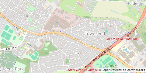 Map of Bournemouth