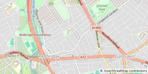 Map of Ilford