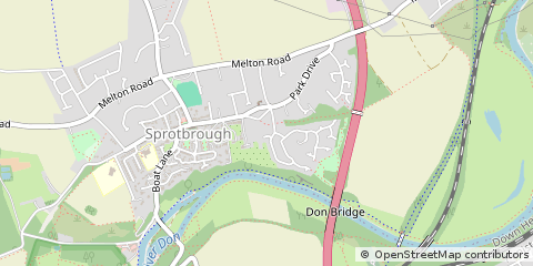 Map of Doncaster