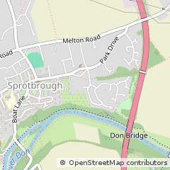 Map of Doncaster