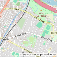 Map of Sale, Cheshire