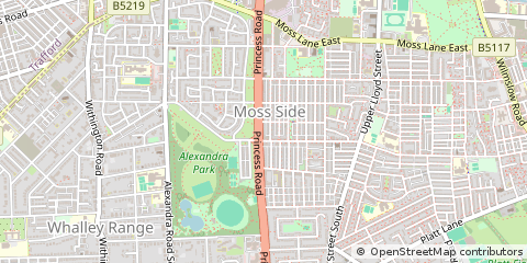 Map of Manchester