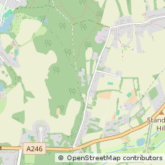 Map of Leatherhead, Surrey